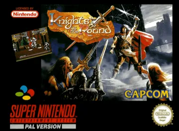 Knights of the Round (Europe) box cover front